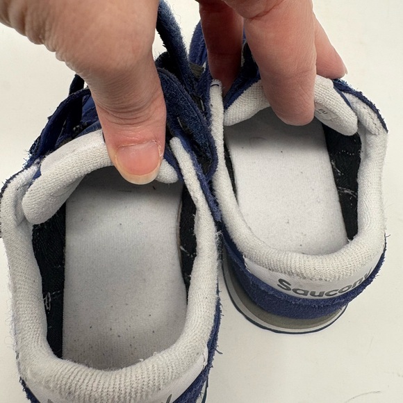 Saucony Unisex Toddler Originals Jazz Hook & Loop Sneakers Sz 8M Cobalt Blue - Picture 8 of 8
